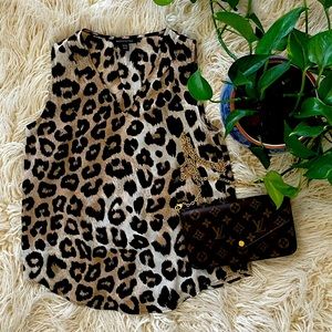 Banana Republic Animal Print Top